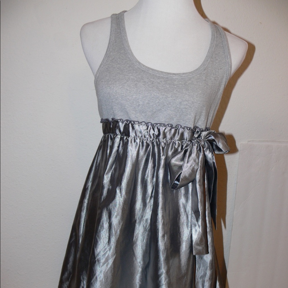 Gray & Silver Tank Dress
